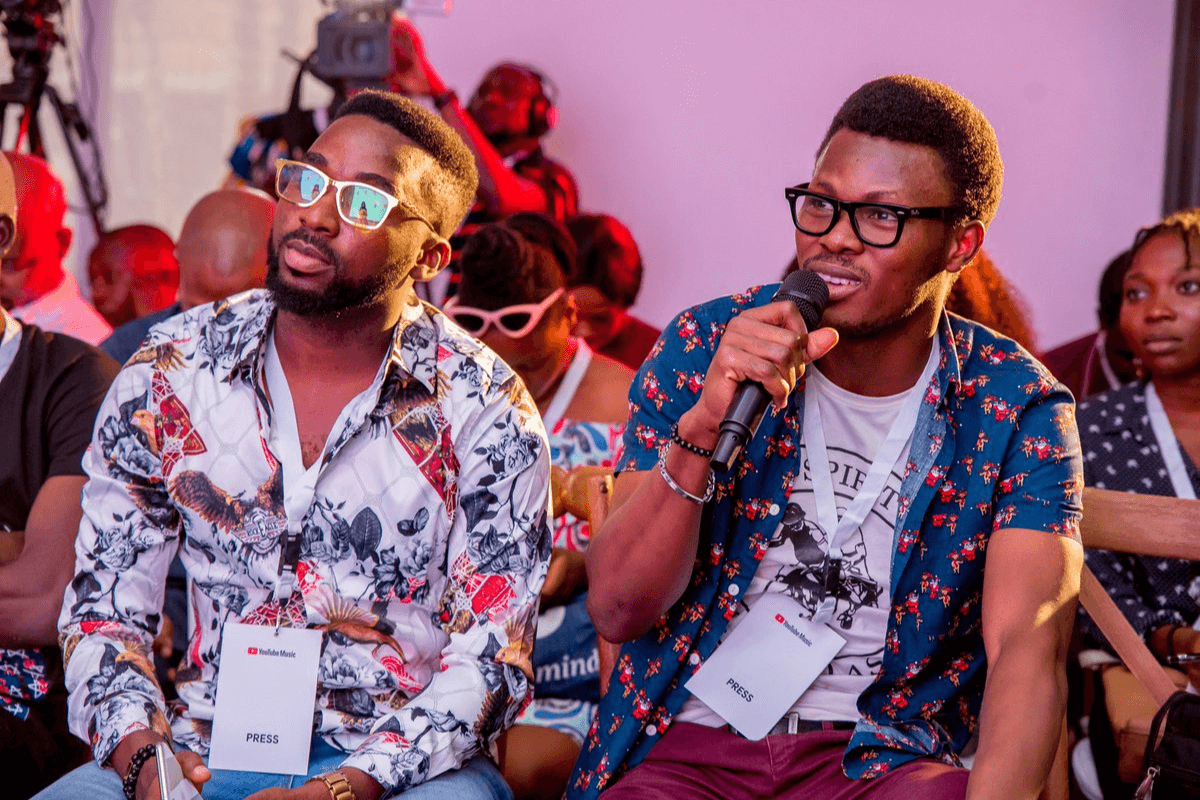 'Wole Oduwole at the YouTube Music launch in Africa, working on the Nigerian algorithm